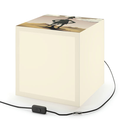 "Courage Against Despair: A Soldier's Triumph" - The Alien Light Cube Lamp