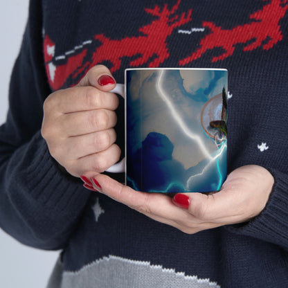 "Draco en la Tempestad" - El Alien Taza de Cerámica 11 oz