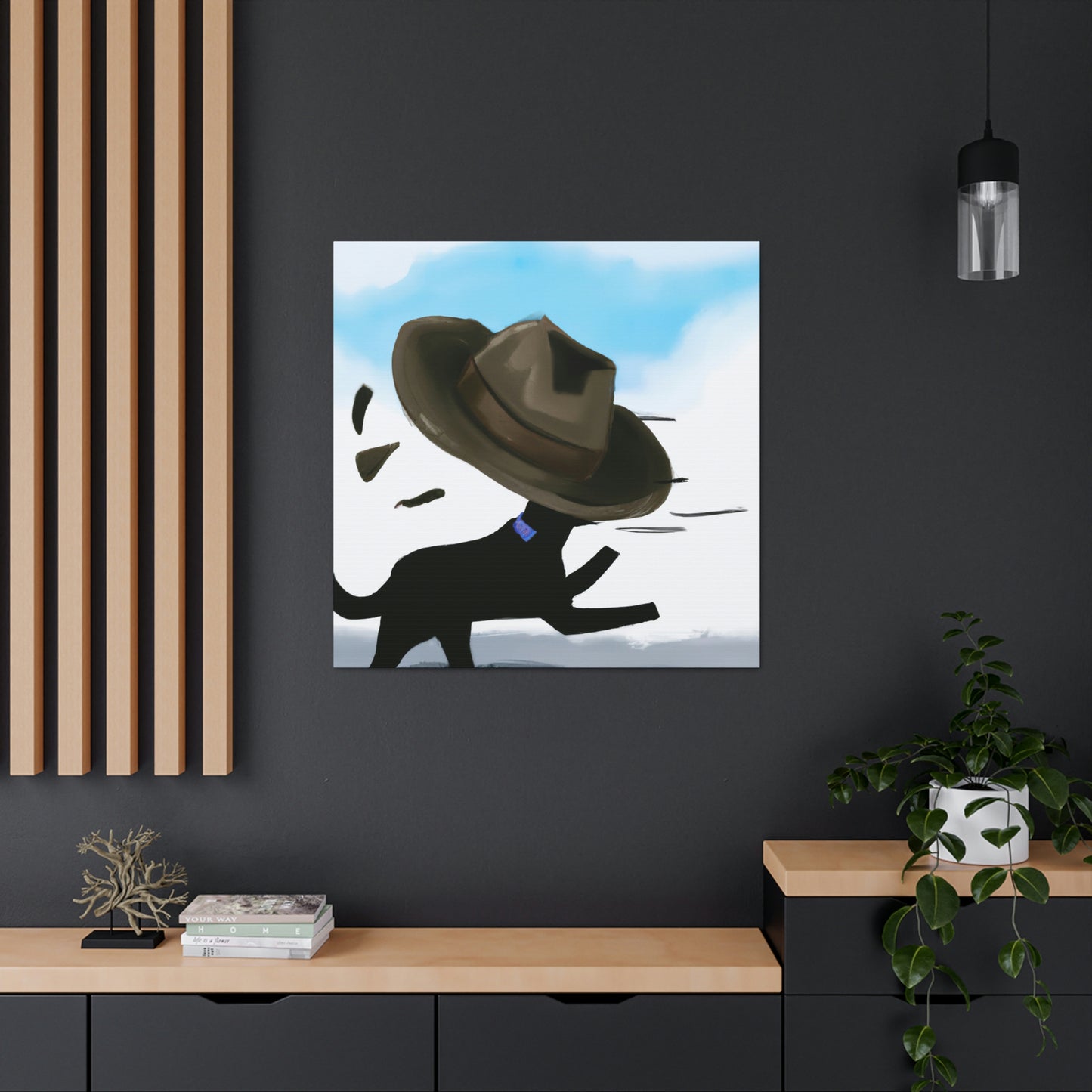 "The Hat Hunter" - Die Alien-Canva