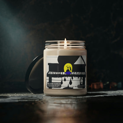 The Lonesome Plink of a Raindrop – Duftende Sojakerze, 9oz – The Alien Candles