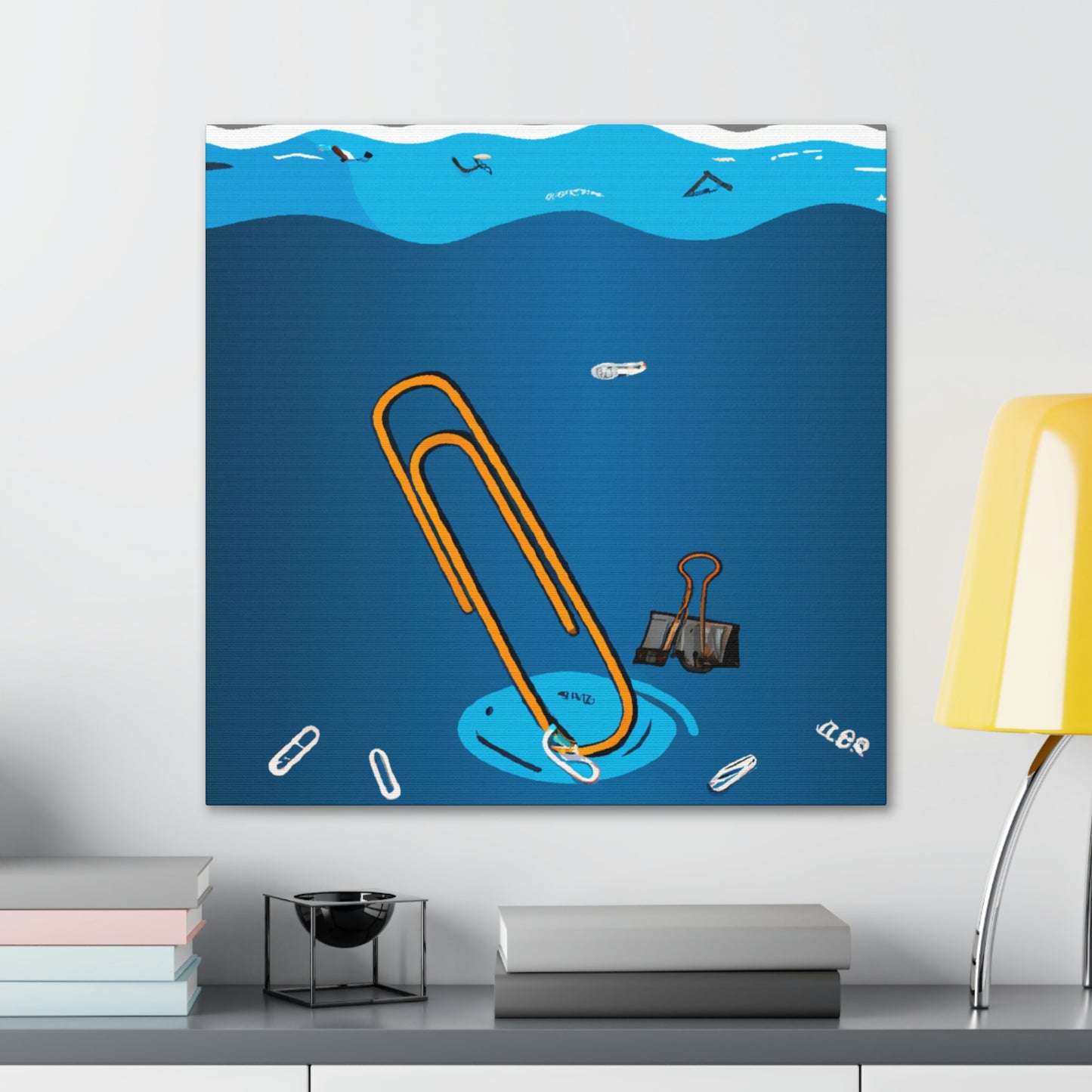 "A Paperclip Against the Tide: Escaping a Sinking Submarine" - The Alien Canva