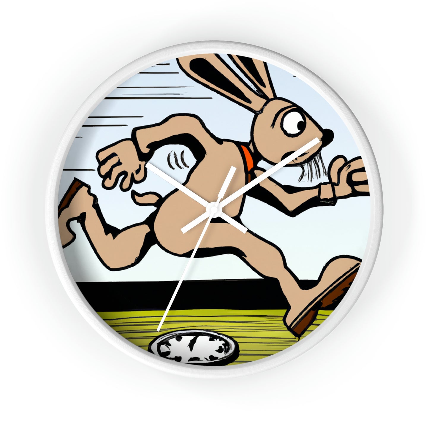 "The Great Hare-Racing Rush." - The Alien Wall Clock