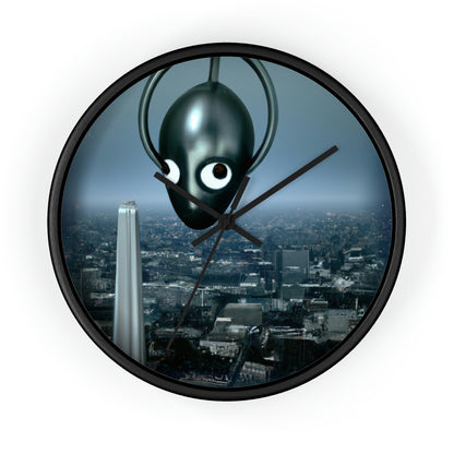 "A Distant Spark: An Alien's Search for Sanctuary in the City." - The Alien Wall Clock