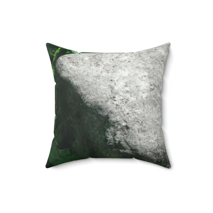 "The Whispering Stone" - The Alien Square Pillow