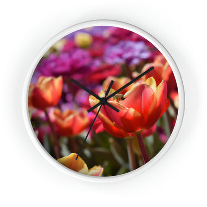 "The Busy Bee's Tulip Trawl" - The Alien Wall Clock