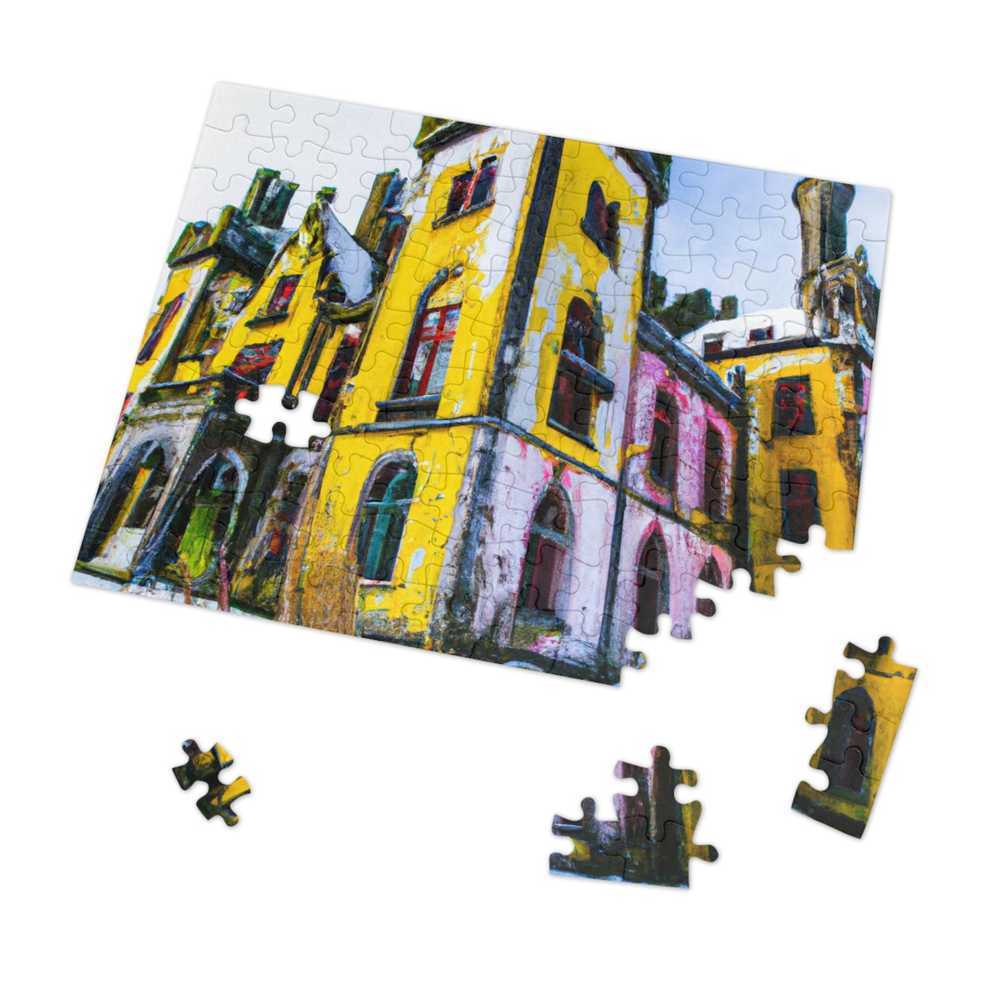 "Castle of Snow and Shadows" - The Alien Jigsaw Puzzle