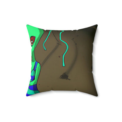 Lost in Space: The Alien's Adventure Without a Map - The Alien Square Pillow