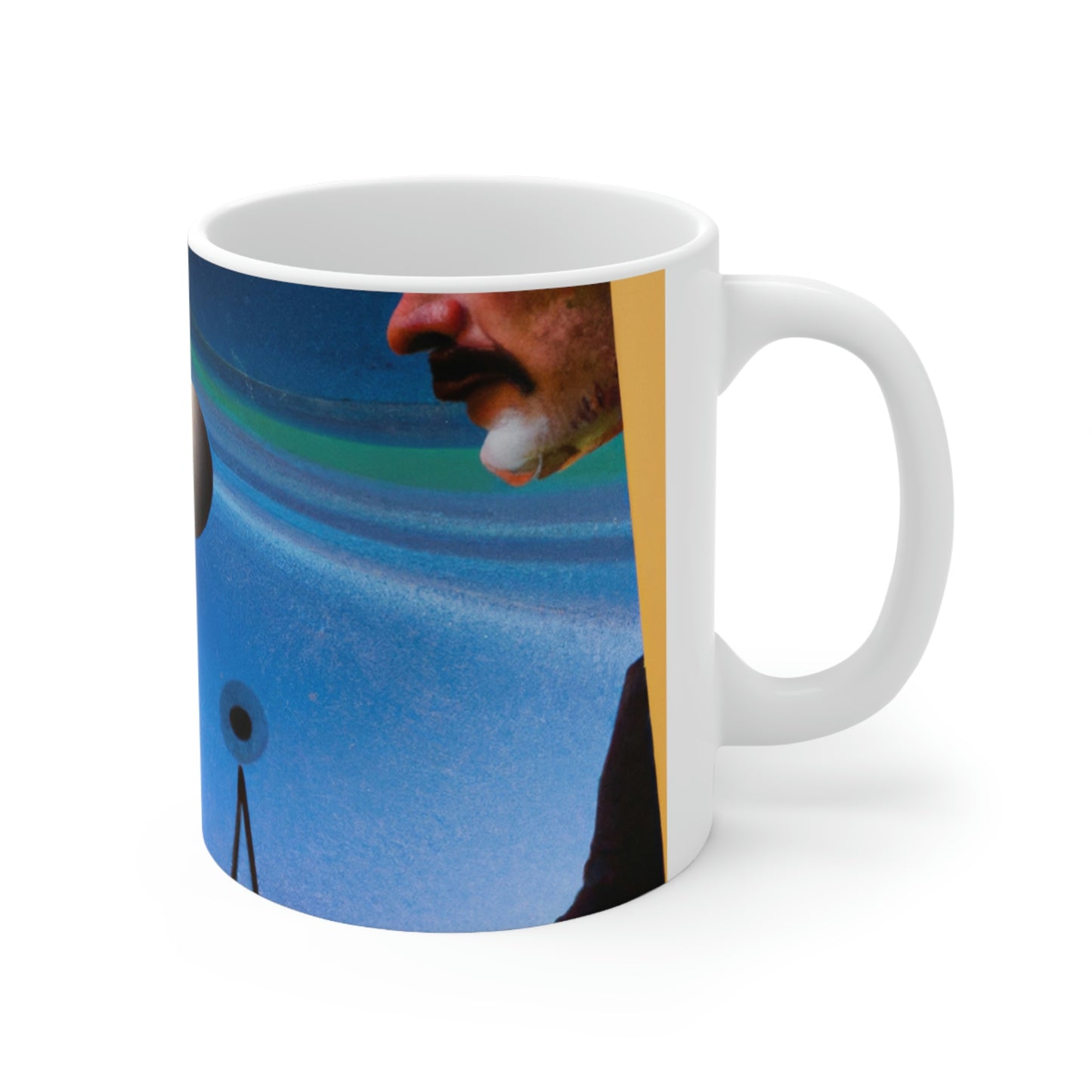 "A Chance Encounter Between Fateful Strangers" - The Alien Ceramic Mug 11 oz