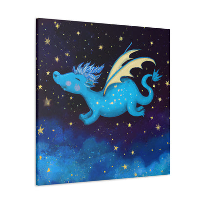 "A la deriva entre las estrellas: La historia de un bebé dragón" - The Alien Canva