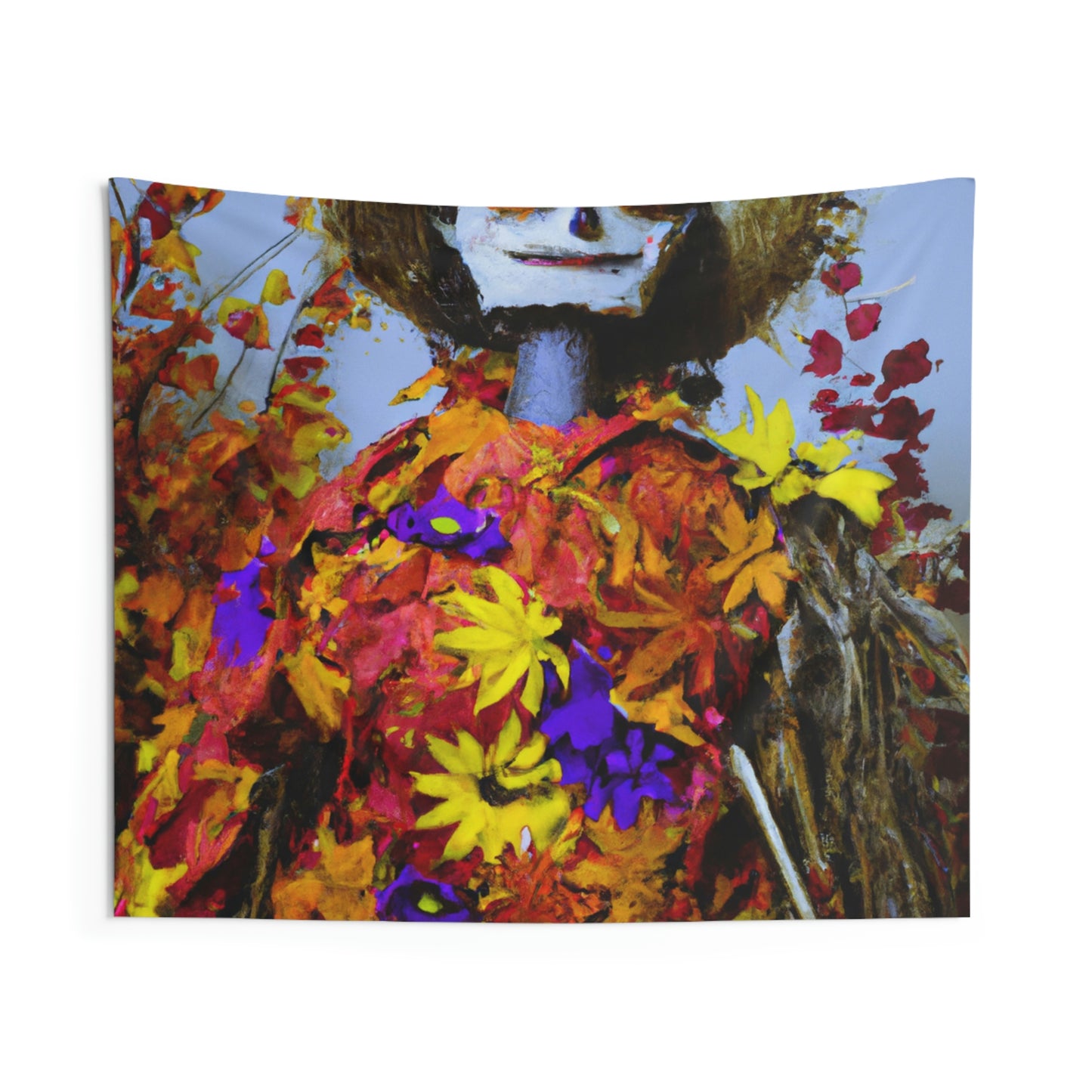 "Autumn Scarecrow Blues" - The Alien Wall Tapestries