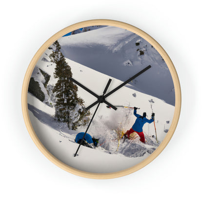 "Avalanche Avalanche: A Spontaneous Ski Trip Gone Wrong" - The Alien Wall Clock