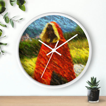 The Tattered Red Cloaked Stranger - The Alien Wall Clock