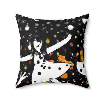 Twinkling Starlight Dance of the Fairies - The Alien Square Pillow