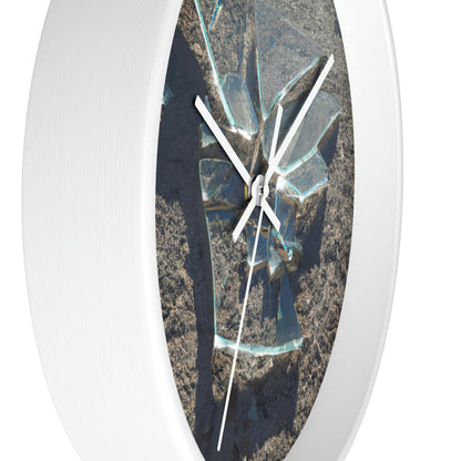 "Glimmer of Broken Glass" - The Alien Wall Clock