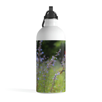 "The Dragonfly Ball in the Wildflower Meadow" - The Alien Stainless Steel Water Bottle