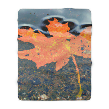 "Autumn Reflections" - The Alien Sherpa Fleece Blanket