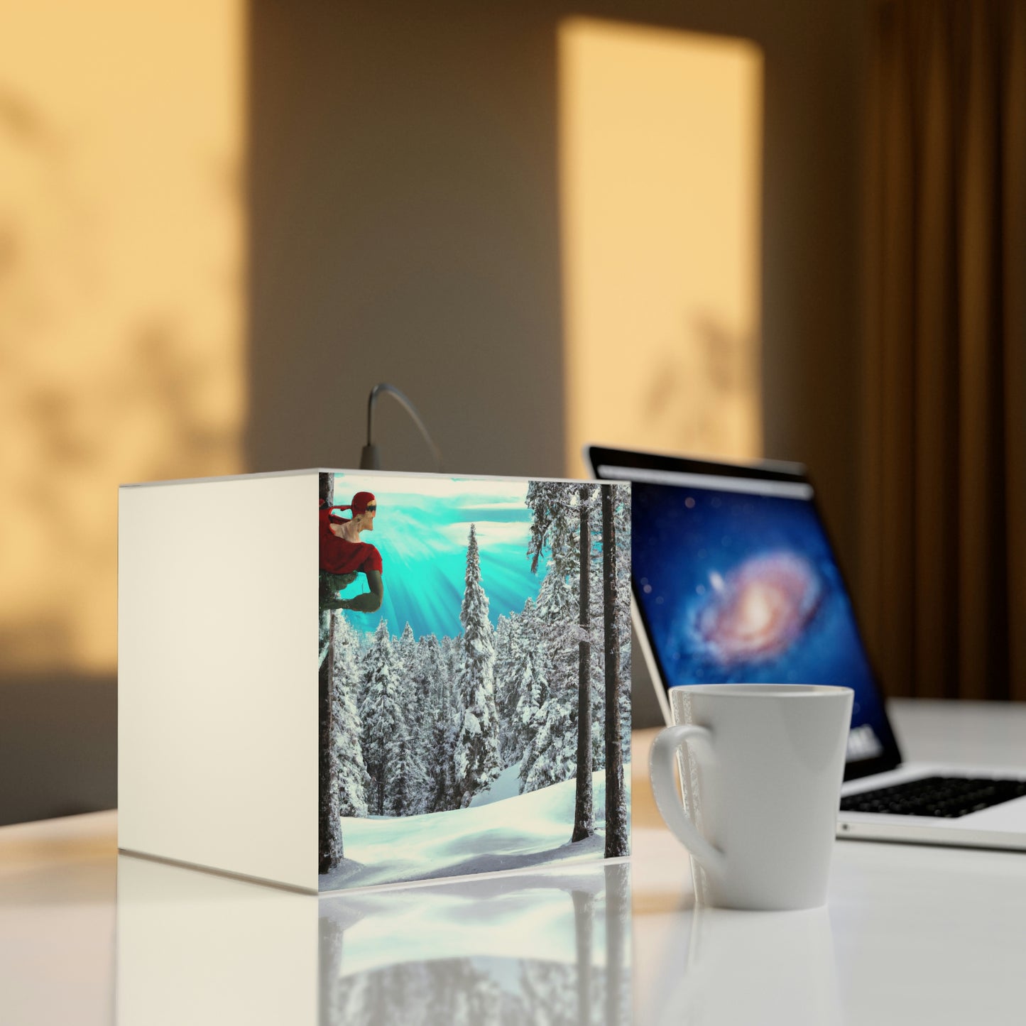 "Frostbitten Hero" - The Alien Light Cube Lamp