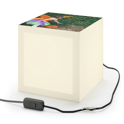 "Pixie's Pumpkin Patch Quest" - The Alien Light Cube Lamp