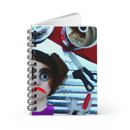 "Found Objects Self-Portrait" - The Alien Spiral Bound Journal