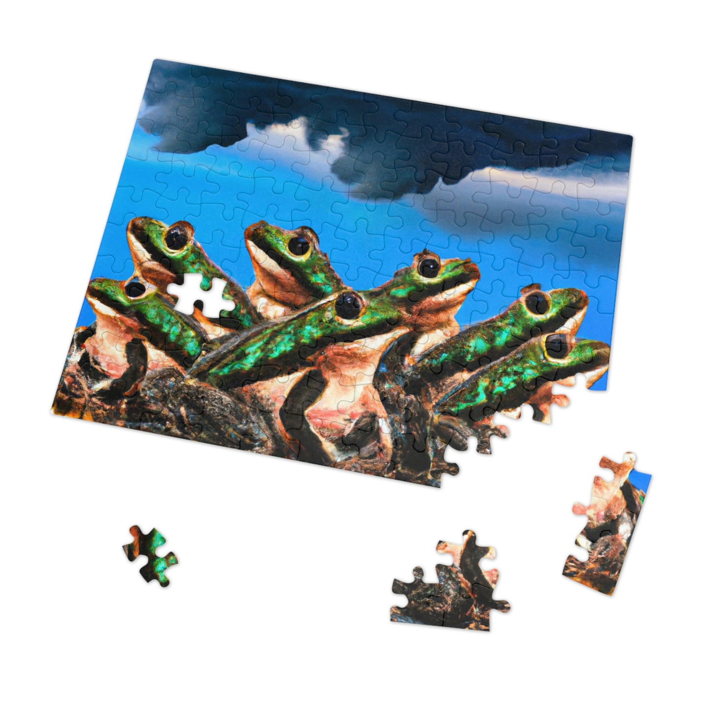 "Ein Froschchor im Gewitter" - Das Alien-Puzzle