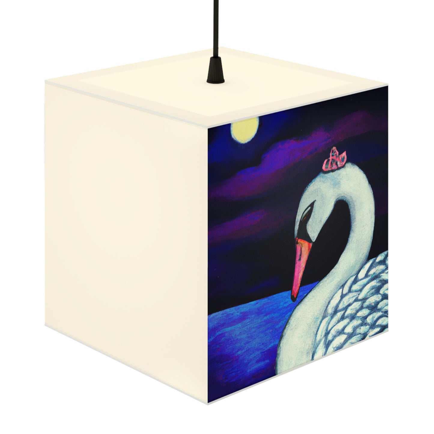 "A Swan's Lament: The Widwed Heavens" - Die Alien Light Cube Lampe