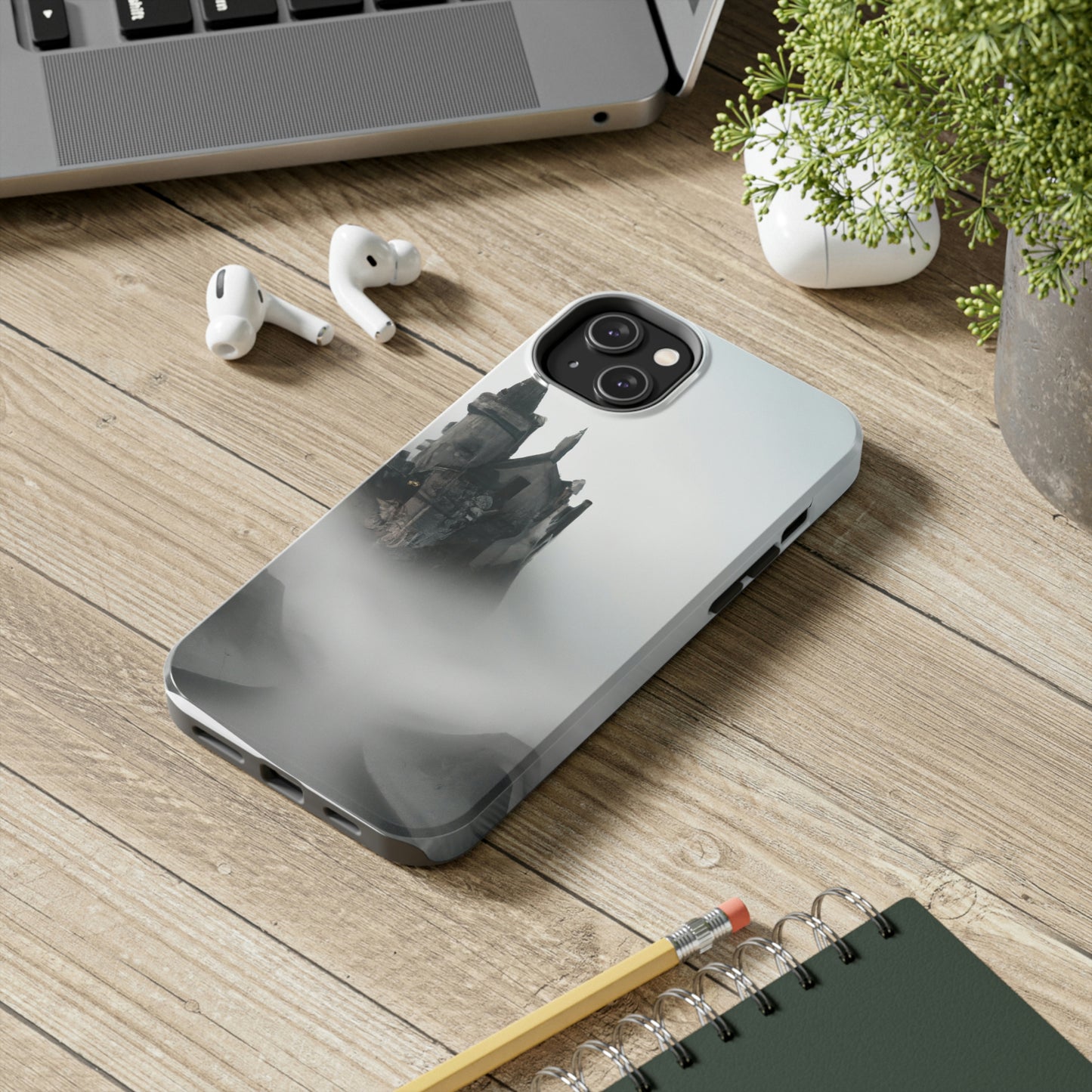 "Ghostly Citadel of the Mist" - The Alien Tough Phone Cases