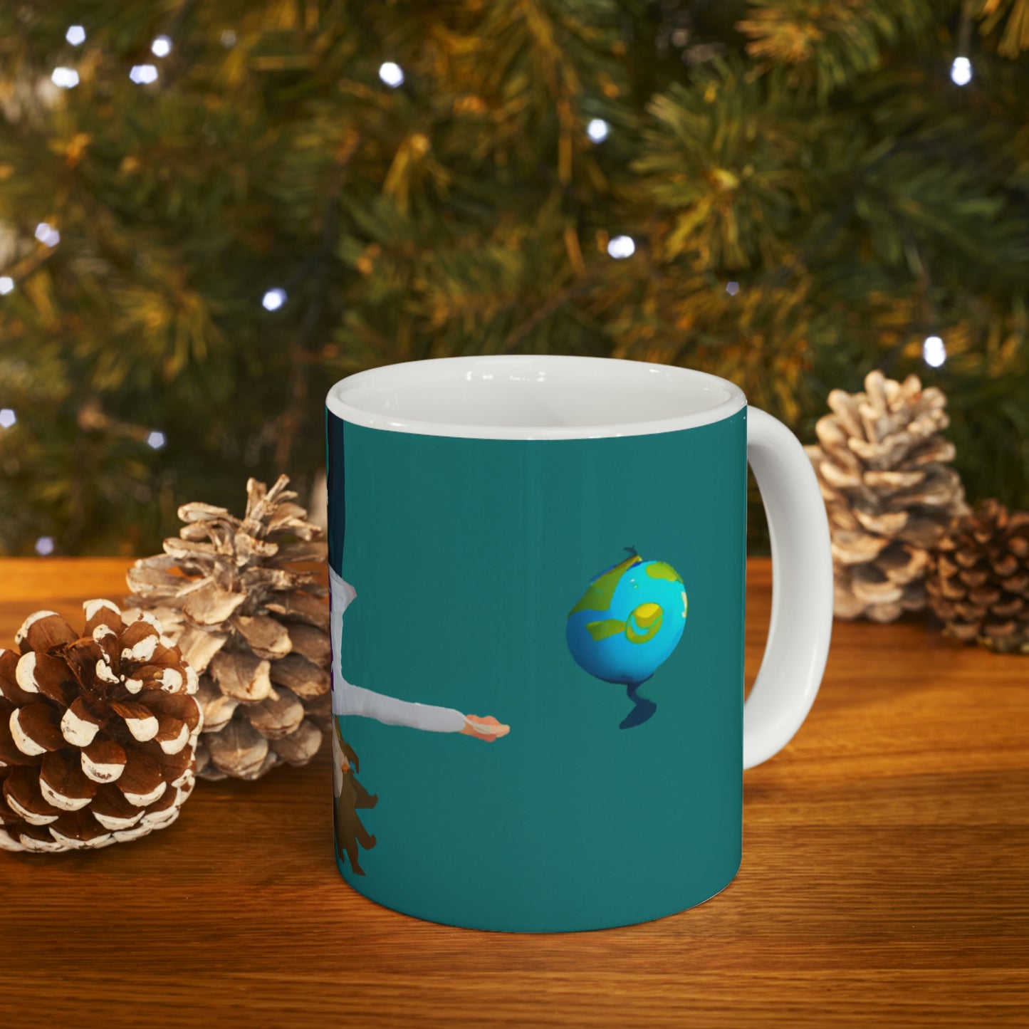 "Creating a World without Gravity" - The Alien Ceramic Mug 11 oz