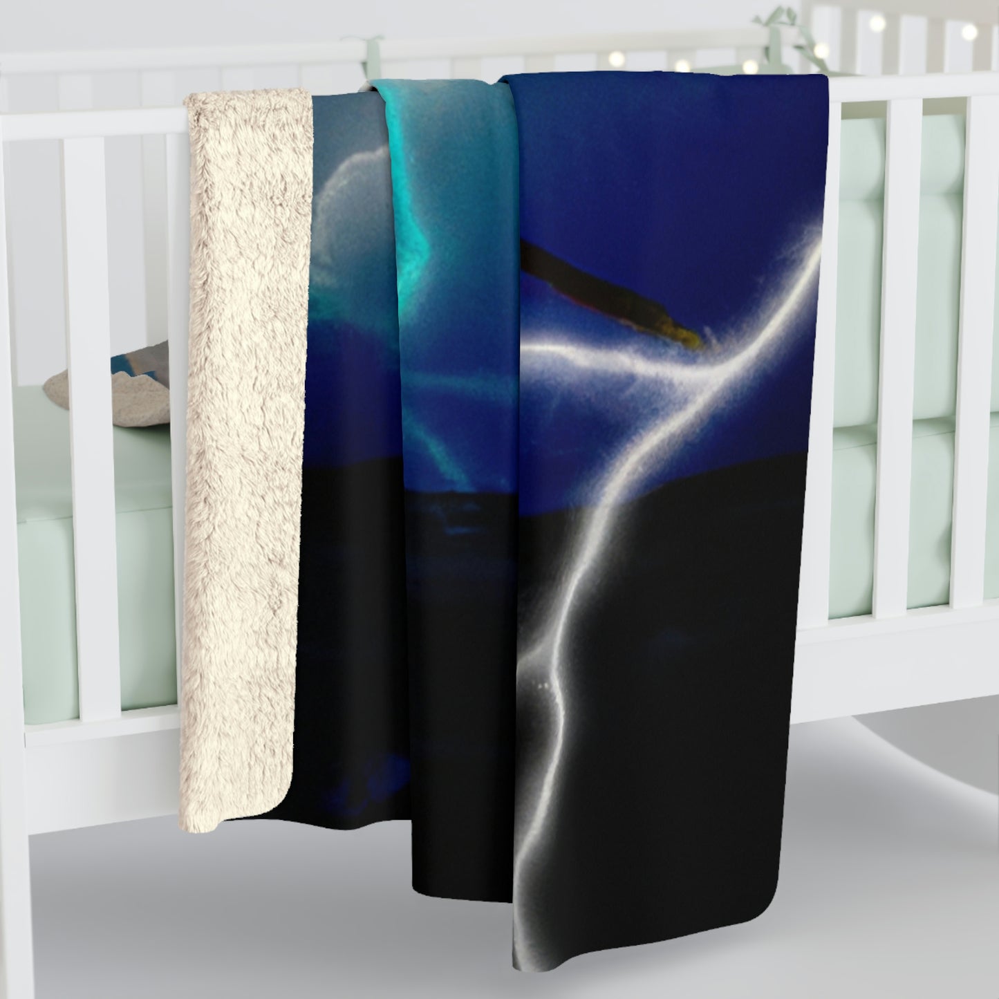 "Draco in the Tempest" - The Alien Sherpa Fleece Blanket