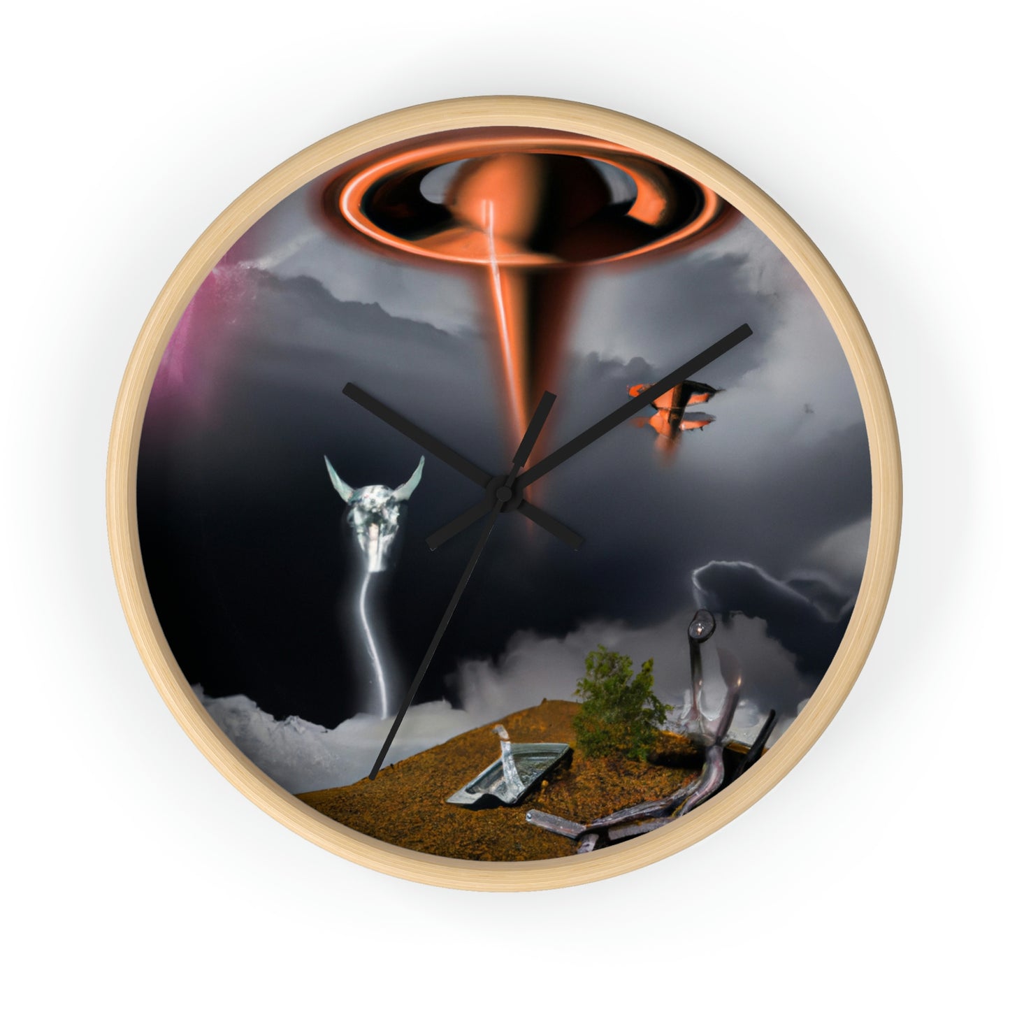 Invasion of the Storm Aliens - The Alien Wall Clock