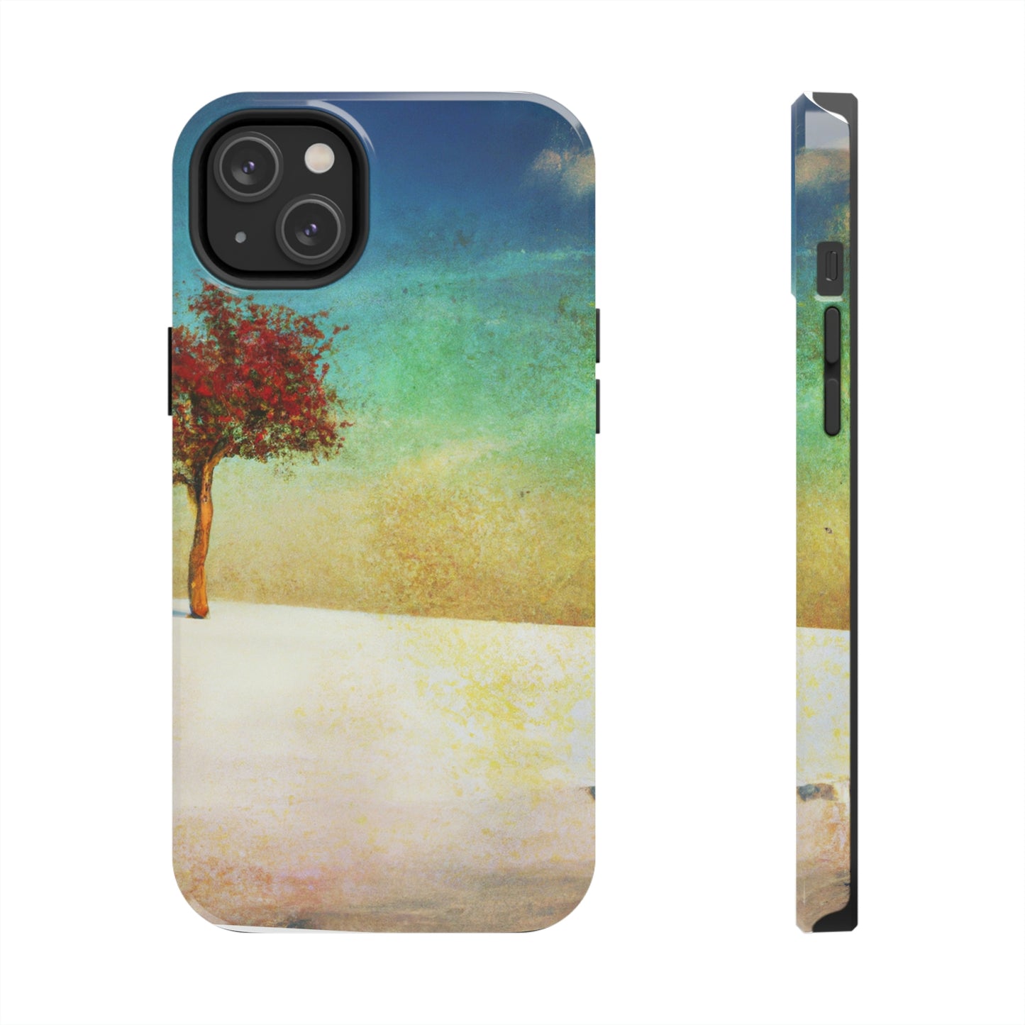 "Alone in the Snowy Meadow" - The Alien Tough Phone Cases