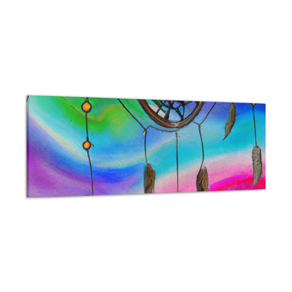 "A Galaxy of Dreams: A Colorful Dreamcatcher Captures Falling Stardust" - The Alien Canva