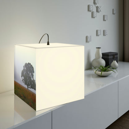 The Lonely Tree in the Foggy Meadow - The Alien Light Cube Lamp