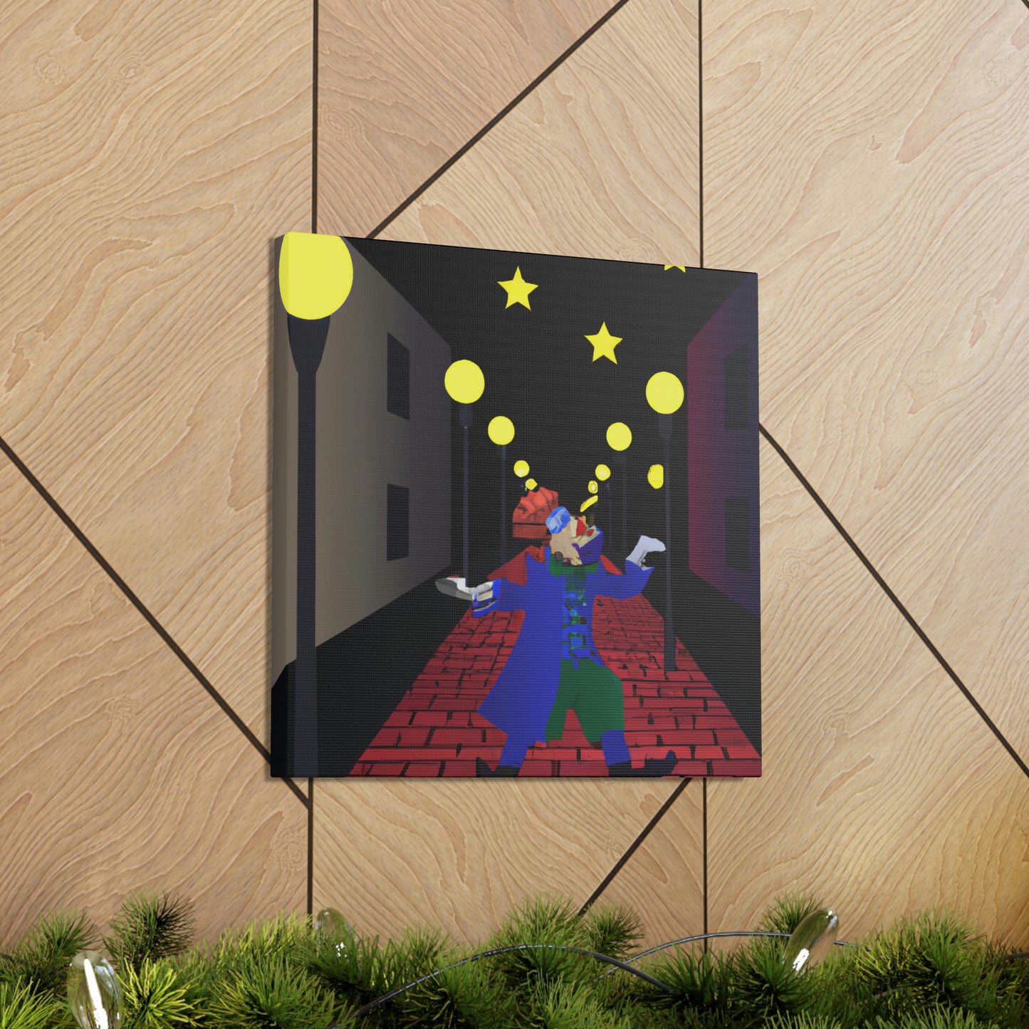 "Alley Star Jongleur" - Die Alien-Canva