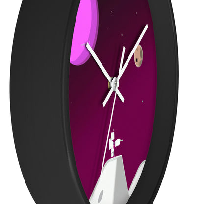 "A Moon Odyssey: Exploring Another World" - The Alien Wall Clock