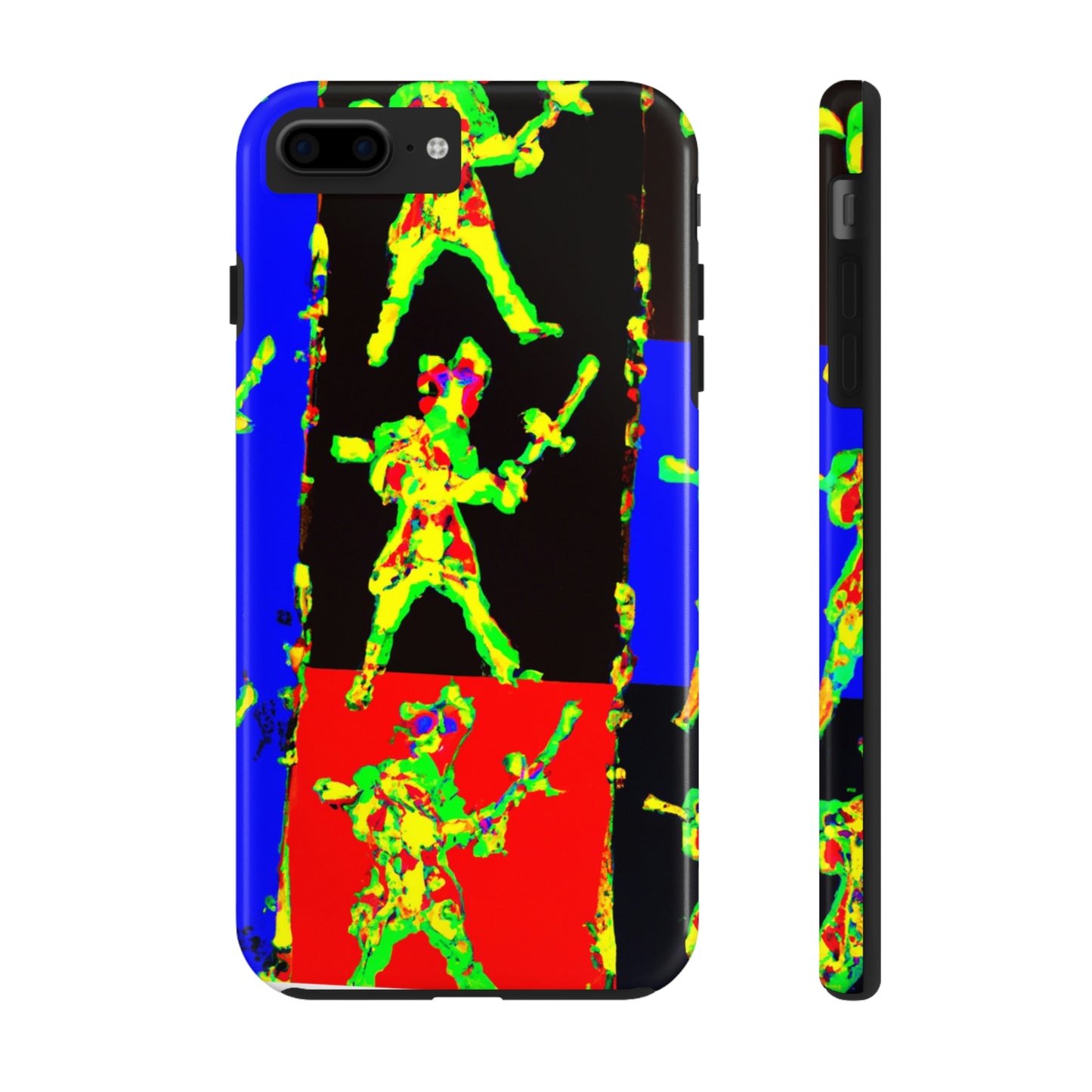 "Tanz mit Feuer und Stahl." - Die Alien Tough Phone Cases