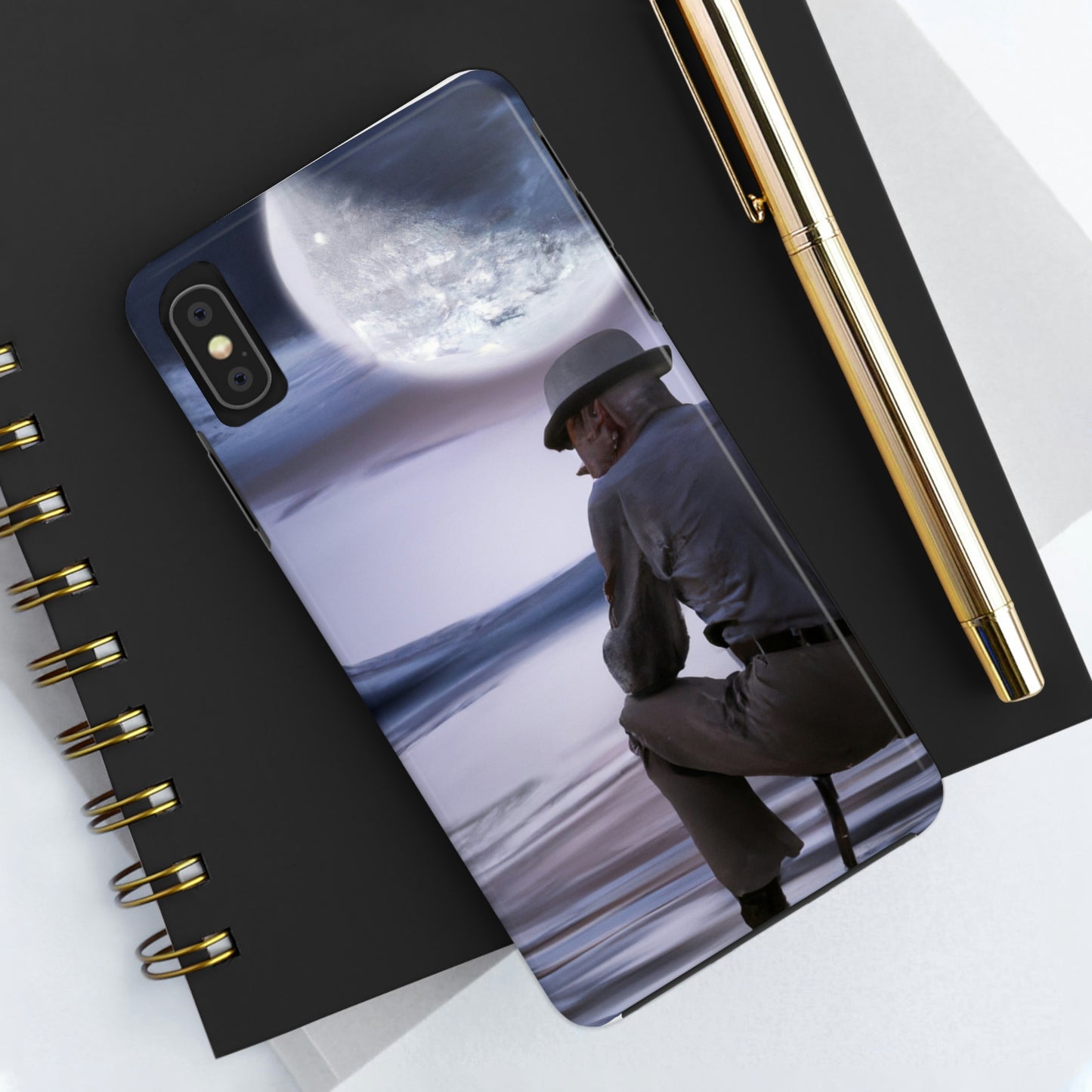 Moonlight Reflections on a Quiet Lake - The Alien Tough Phone Cases