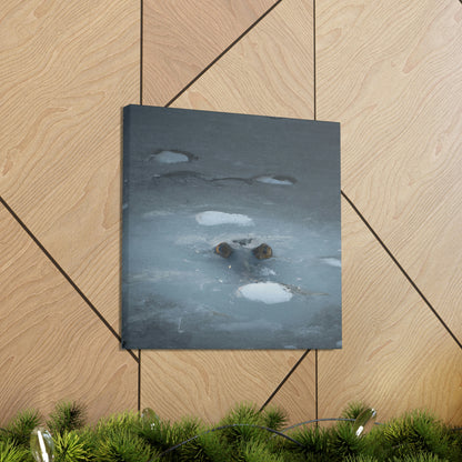 "The Frozen Lake Lurker" - Die Alien-Canva