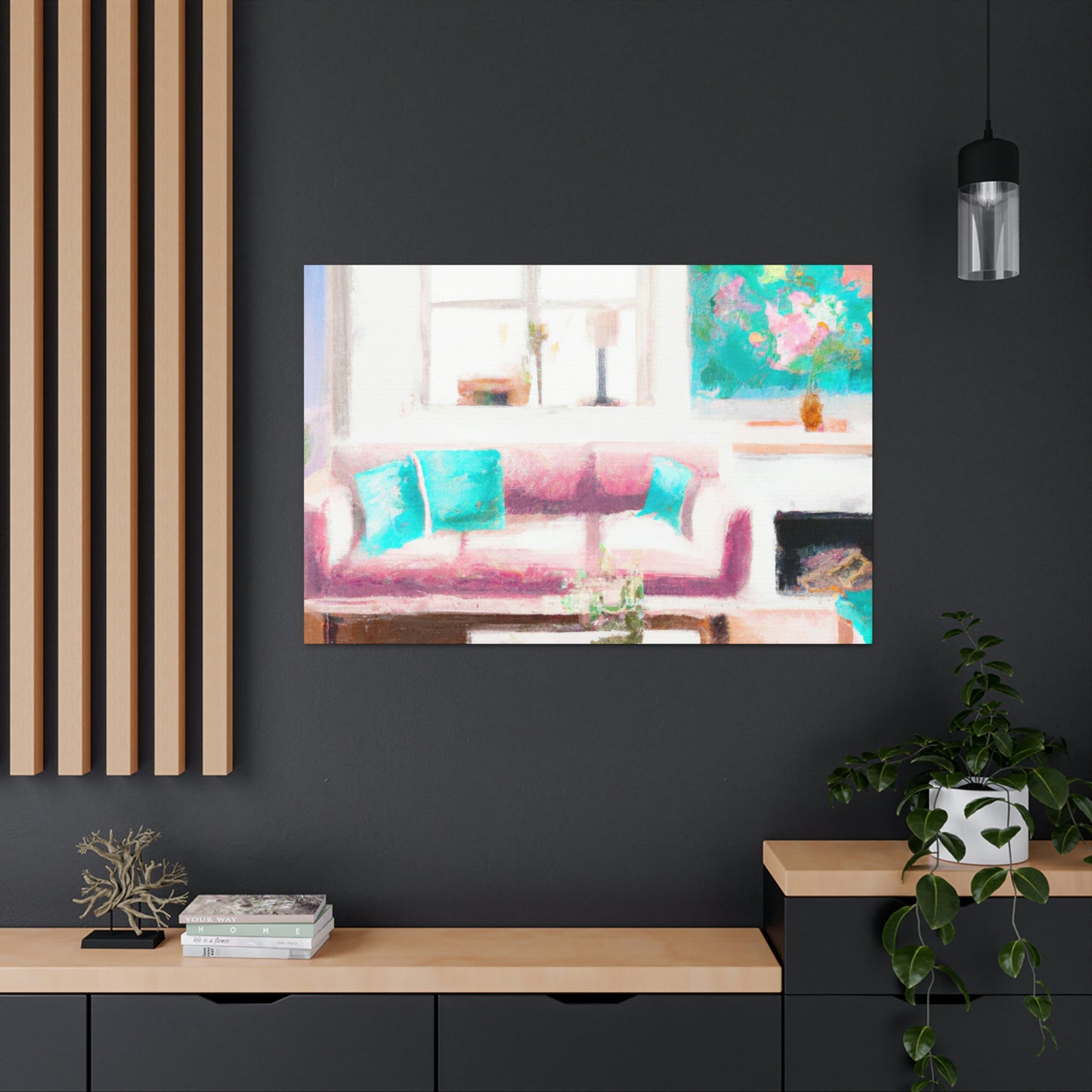 "Home Life in Art: Capture the Essence of Your Space" - Leinwand