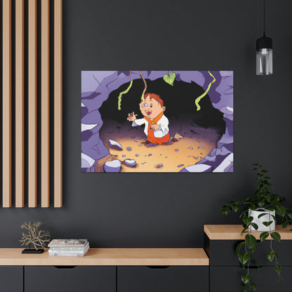 "La cueva misteriosa del pequeño Billy" - The Alien Canva