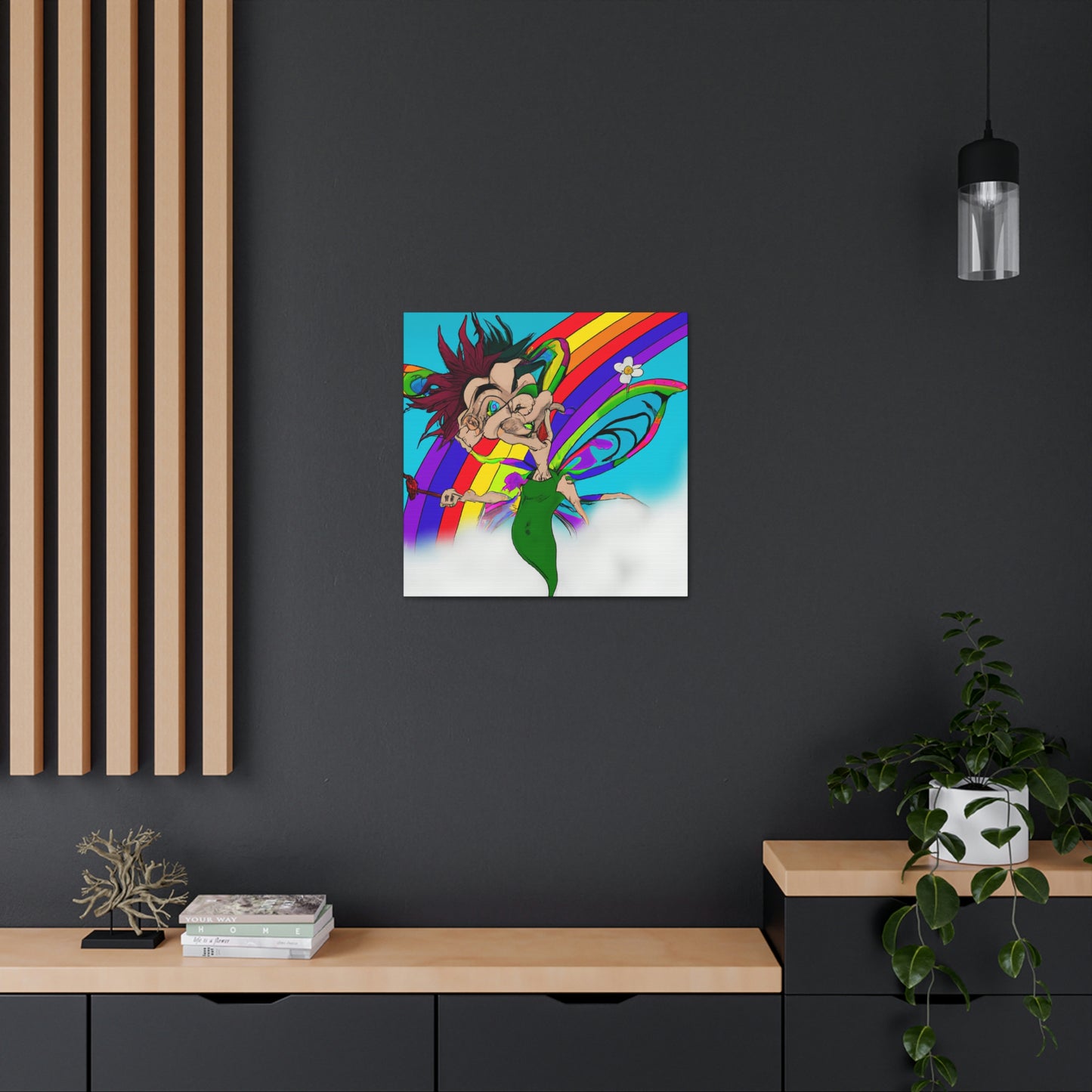 Rainbow Mischief Fairy - Die Alien-Canva