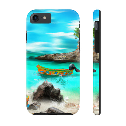 "Caribbean Fiesta on the Beach - A Digital Exploration of Mexican Culture" - The Alien Tough Phone Cases