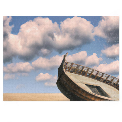 "A Boat Adrift: The Lost Legacy of the Sea." - The Alien Jigsaw Puzzle