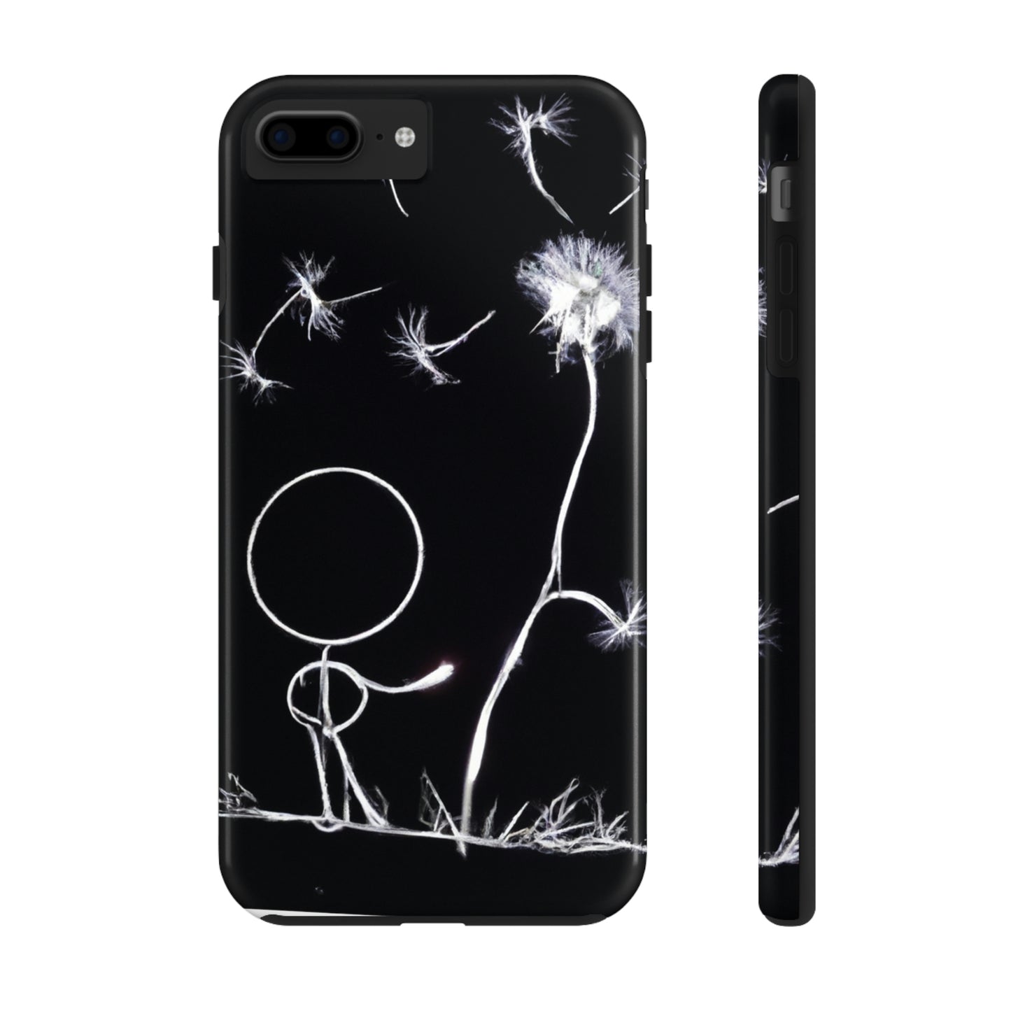 "Un parpadeo de diente de león en la brisa de medianoche" - The Alien Tough Phone Cases