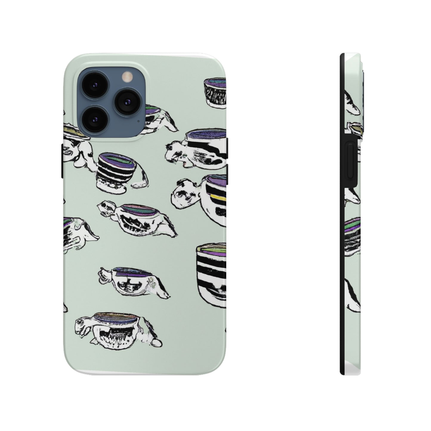 "A Purr-fectly Precious Tea Party Parade" - The Alien Tough Phone Cases