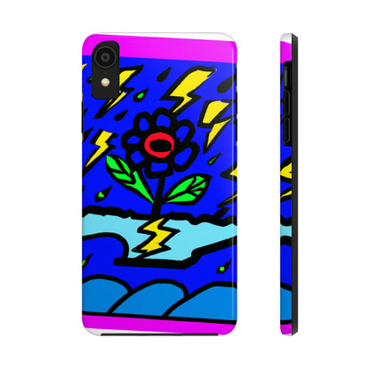 "A Bold Bloom Amidst the Storm" - The Alien Tough Phone Cases