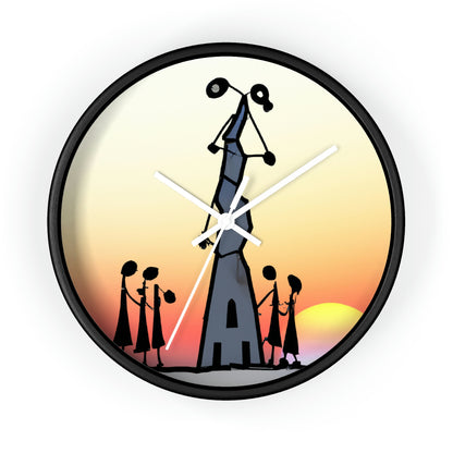 "Forgotten in the Sunset" - The Alien Wall Clock