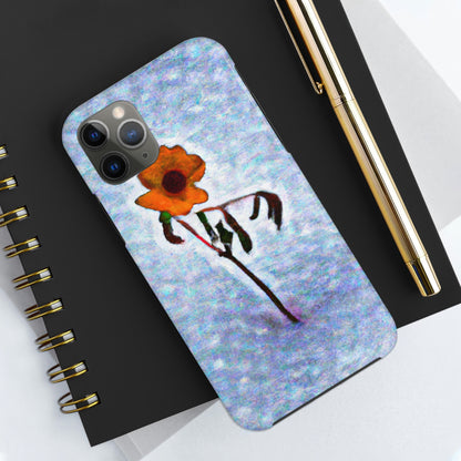 "Eine Blume, die sich weigert zu zittern" - Die Alien Tough Phone Cases