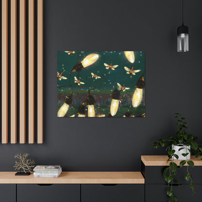 Twinkling Fireflies in the Evening Sky - The Alien Canva