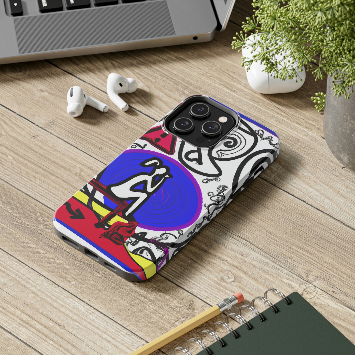 "Alone in the Park: Pondering Life's Challenges" - The Alien Tough Phone Cases