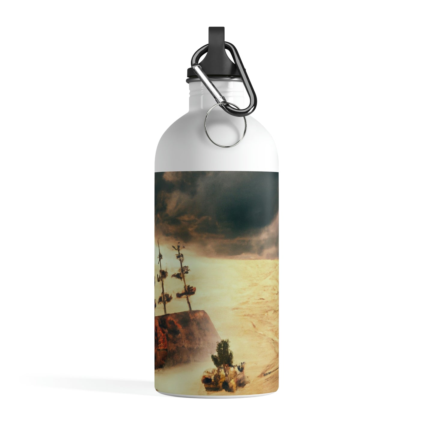 "Lost at Sea: Stranded On A Stormy Desert Island" - The Alien Stainless Steel Water Bottle